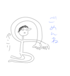 姉が一生懸命描きました（個別スタンプ：7）