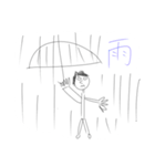 姉が一生懸命描きました（個別スタンプ：12）