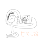 姉が一生懸命描きました（個別スタンプ：16）