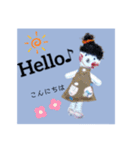 ハンドメイド人形（英語版）（個別スタンプ：5）