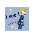 ハンドメイド人形（英語版）（個別スタンプ：14）