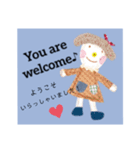 ハンドメイド人形（英語版）（個別スタンプ：17）