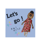 ハンドメイド人形（英語版）（個別スタンプ：18）
