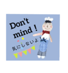 ハンドメイド人形（英語版）（個別スタンプ：22）