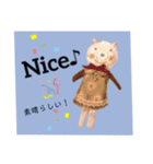 ハンドメイド人形（英語版）（個別スタンプ：24）