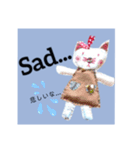 ハンドメイド人形（英語版）（個別スタンプ：28）