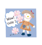 ハンドメイド人形（英語版）（個別スタンプ：31）