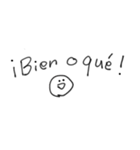 手書きコロンビアのスペイン語（個別スタンプ：4）