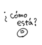 手書きコロンビアのスペイン語（個別スタンプ：5）