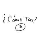 手書きコロンビアのスペイン語（個別スタンプ：6）