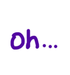 適当に思いついた英語（個別スタンプ：3）