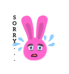 おもしろウサコ！2！（個別スタンプ：4）