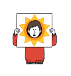 同じような顔の人達3（個別スタンプ：2）