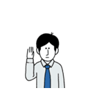同じような顔の人達3（個別スタンプ：5）