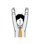 同じような顔の人達3（個別スタンプ：7）