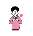 同じような顔の人達3（個別スタンプ：8）