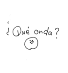 手書きメキシコのスペイン語（個別スタンプ：3）