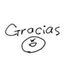 手書きメキシコのスペイン語（個別スタンプ：28）