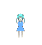 お絵描きスタンプ！(絵が下手な人が描いた)（個別スタンプ：3）