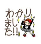 ひま子ちゃん307 毎日デカお仕事ことば。（個別スタンプ：10）