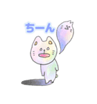 ふわふわうさぎの挨拶スタンプ（個別スタンプ：6）