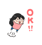 食べるの大好きはつみスタンプ英語版（個別スタンプ：6）