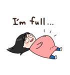食べるの大好きはつみスタンプ英語版（個別スタンプ：7）
