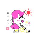キミcolor なガール♪（個別スタンプ：3）