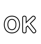 デカ文字スタンプ！（個別スタンプ：33）