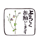 シンプルな言葉・花（個別スタンプ：21）