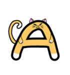 まるこんスタンプ ABCねこ（個別スタンプ：1）