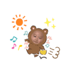 らいのくまたんスタンプʕ•ﻌ•ʔฅ（個別スタンプ：3）