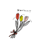 生理前のチューリップ（個別スタンプ：10）