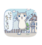 ＊ハチワレねこちゃんの日常とあいさつ＊（個別スタンプ：15）