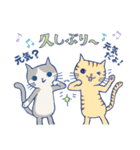 ＊ハチワレねこちゃんの日常とあいさつ＊（個別スタンプ：22）