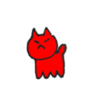 あかいねこちゃん（個別スタンプ：3）