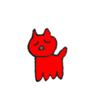あかいねこちゃん（個別スタンプ：4）