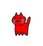 あかいねこちゃん（個別スタンプ：7）