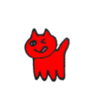 あかいねこちゃん（個別スタンプ：8）