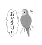 漫画風鳥スタンプ（個別スタンプ：14）