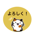 猫の挨拶スタンプ♡（個別スタンプ：16）