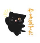 大人かわいい毎日使いたくなる黒猫7（個別スタンプ：33）