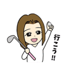 沖縄ゴルフ asobosa girls（個別スタンプ：1）