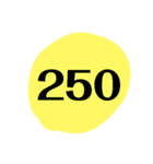 250円の思いを込めたスタンプ（個別スタンプ：1）