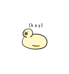 あたしはピザドウっぽいけど明白なアヒル（個別スタンプ：3）