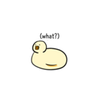 あたしはピザドウっぽいけど明白なアヒル（個別スタンプ：4）