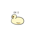 あたしはピザドウっぽいけど明白なアヒル（個別スタンプ：7）