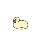 あたしはピザドウっぽいけど明白なアヒル（個別スタンプ：8）
