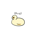 あたしはピザドウっぽいけど明白なアヒル（個別スタンプ：9）