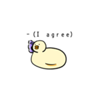 あたしはピザドウっぽいけど明白なアヒル（個別スタンプ：24）